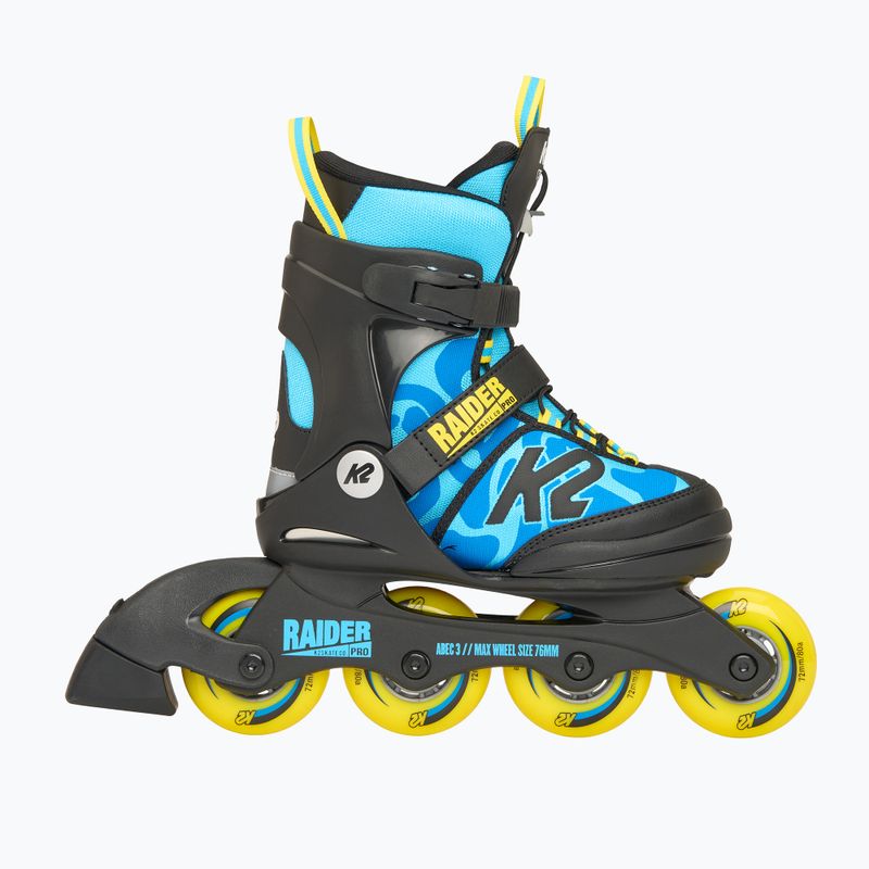 K2 Raider Pro gyermek görkorcsolya kék/sárga 2
