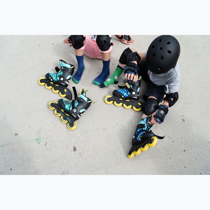 K2 Raider Pro gyermek görkorcsolya kék/sárga 7