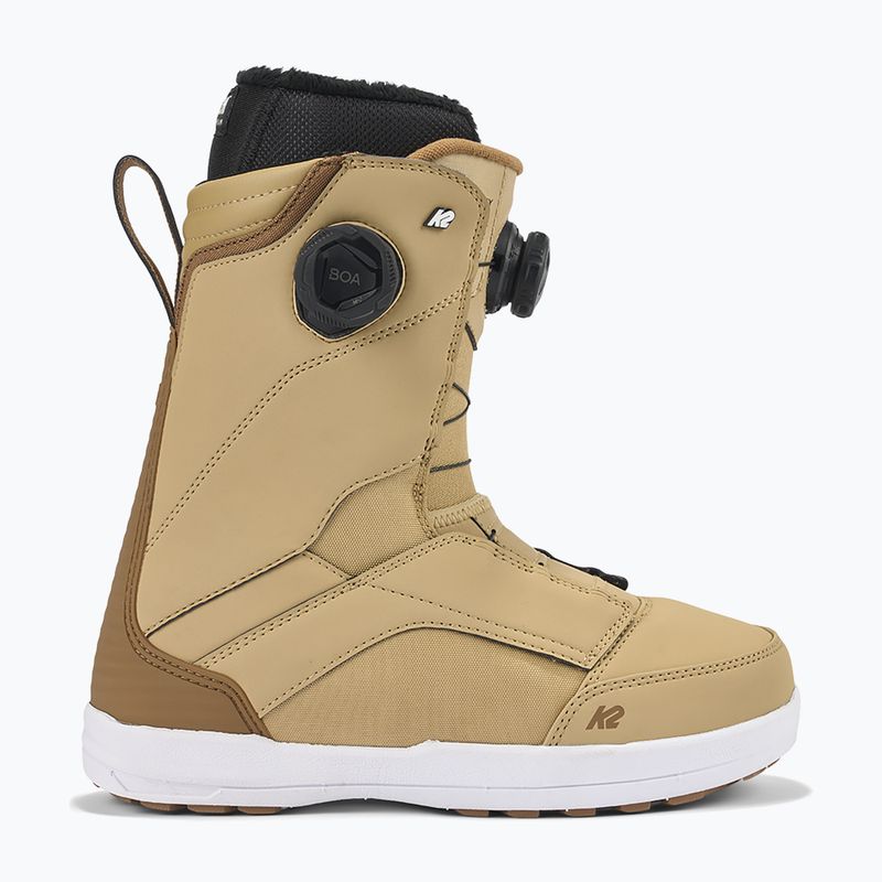 Női snowboard csizma K2 Kinsley black tan 2