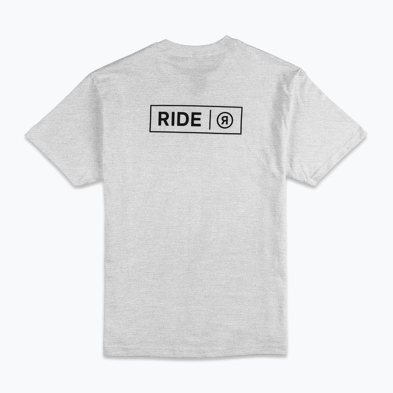Férfi póló RIDE Logo Tee heather grey 2