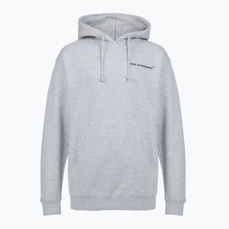 Férfi pulóver RIDE Old English Hoody heather grey