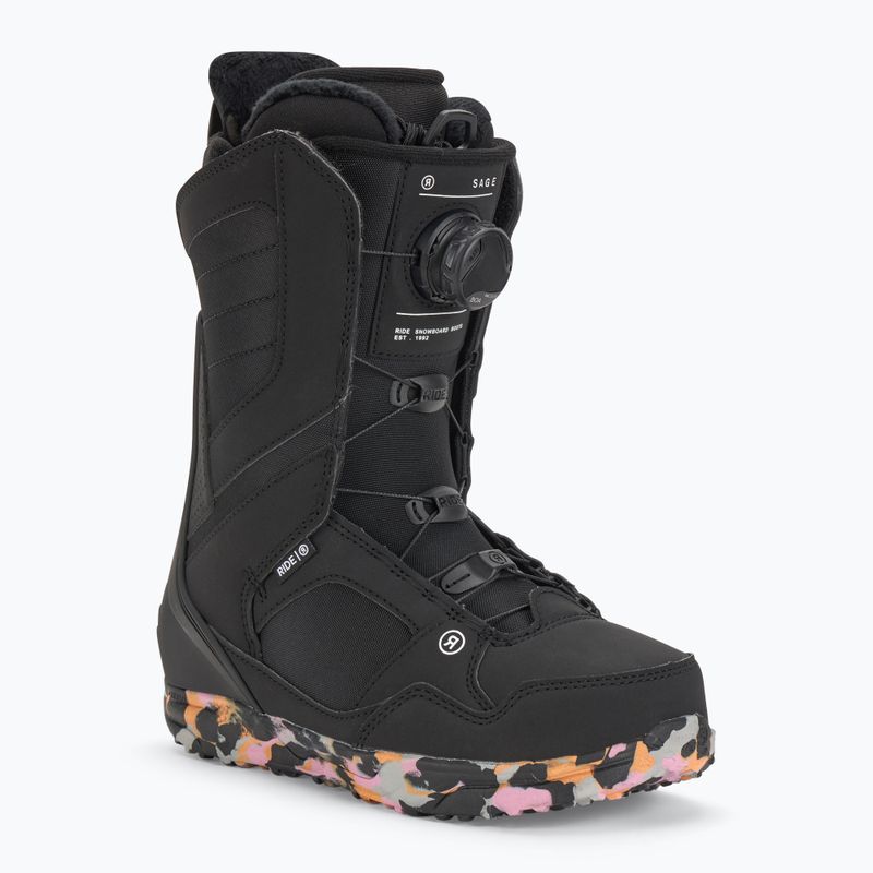 Női snowboard cipő RIDE Sage black