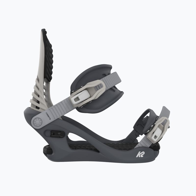 Wiązania snowboardowe női K2 Cassette grey 2