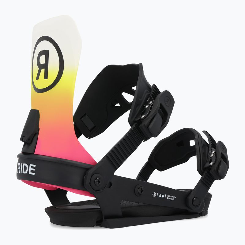 Férfi snowboard kötés RIDE A-8 sunset 2