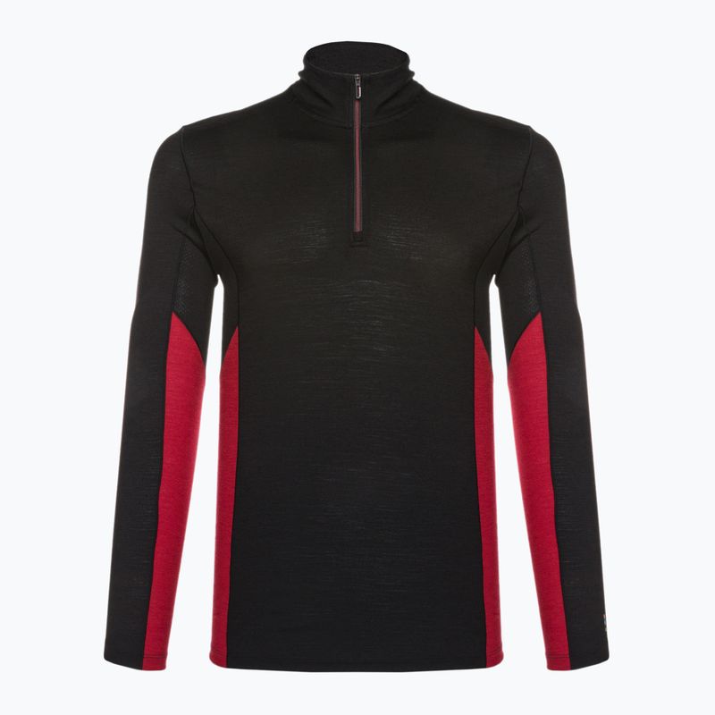 Férfi Smartwool Merino Sport LS 1/4 Zip thermo póló fekete 11538