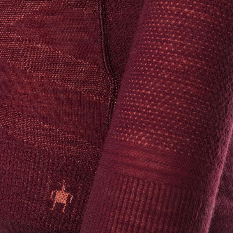 Női Smartwool Intraknit Merino 200 Crew thermo póló bordó 19284 3