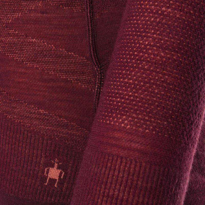 Női termoaktív pulóver Smartwool Intraknit Merino 200 Crew black cherry 3