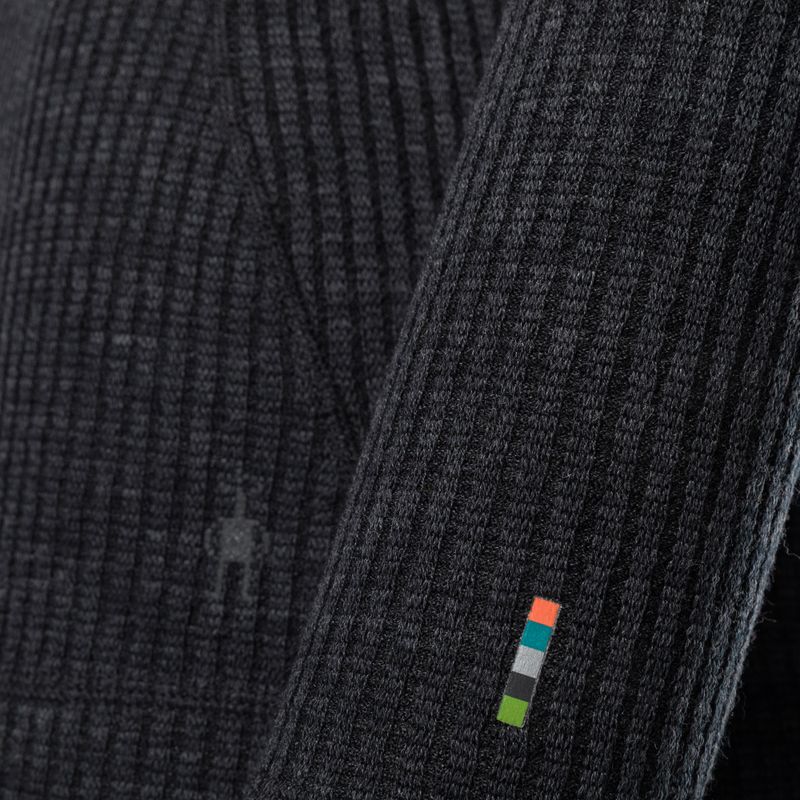 Női termoaktív pulóver Smartwool Thermal Merino Rib Turtleneck charcoal heather 3