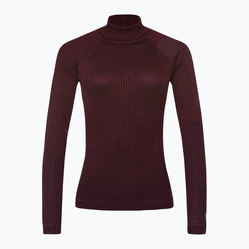 Női Smartwool Thermal Merino Rib Turtleneck póló lila 16690