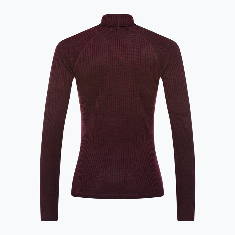 Női Smartwool Thermal Merino Rib Turtleneck póló lila 16690 2