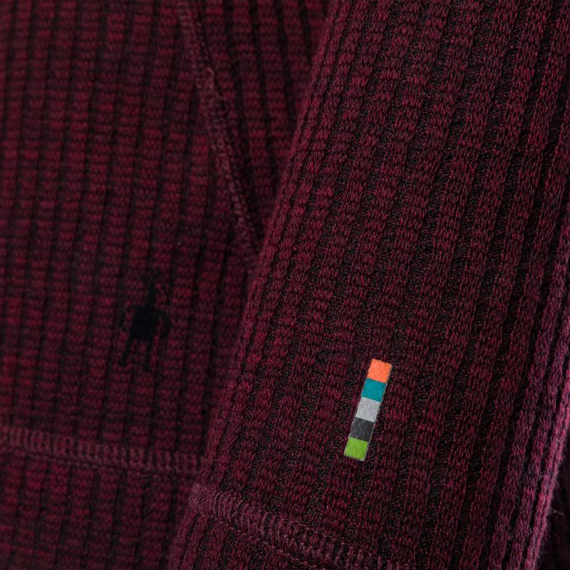 Női termoaktív pulóver Smartwool Thermal Merino Rib Turtleneck black cherry heather 3