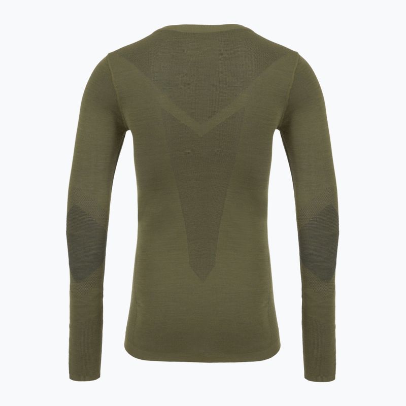 Férfi termoaktív pulóver Smartwool Intraknit Merino 200 Crew winter moss 2