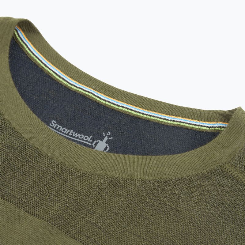 Férfi termoaktív pulóver Smartwool Intraknit Merino 200 Crew winter moss 3