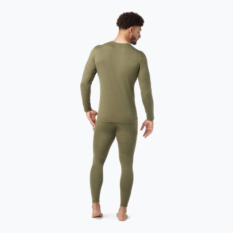 Férfi Smartwool Classic Thermal Merino Base Layer Colorblock Crew Boxed zöld póló 16354 6