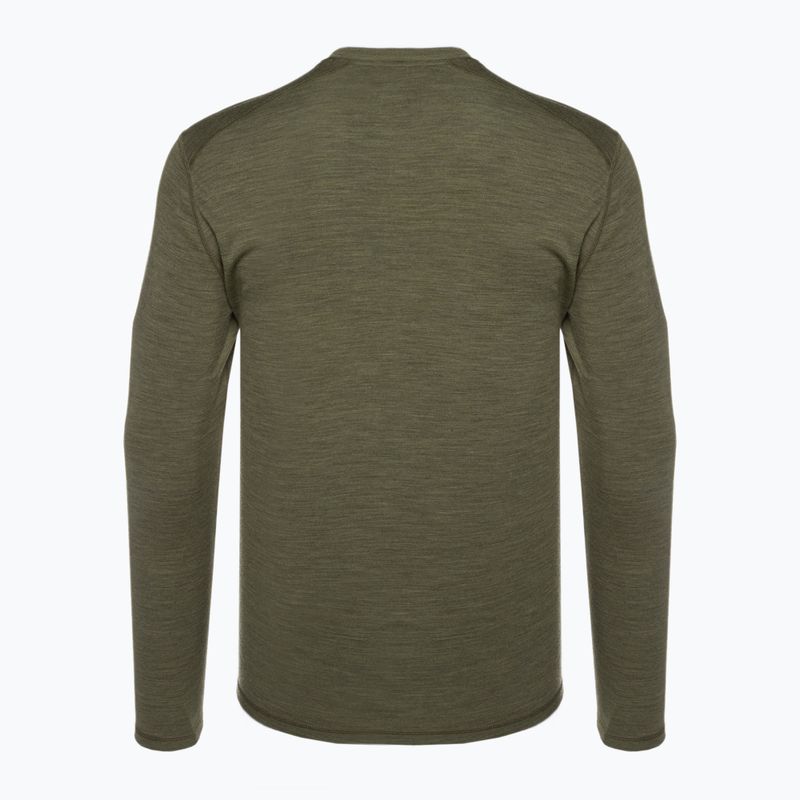 Férfi Smartwool Classic Thermal Merino Base Layer Colorblock Crew Boxed zöld póló 16354 2