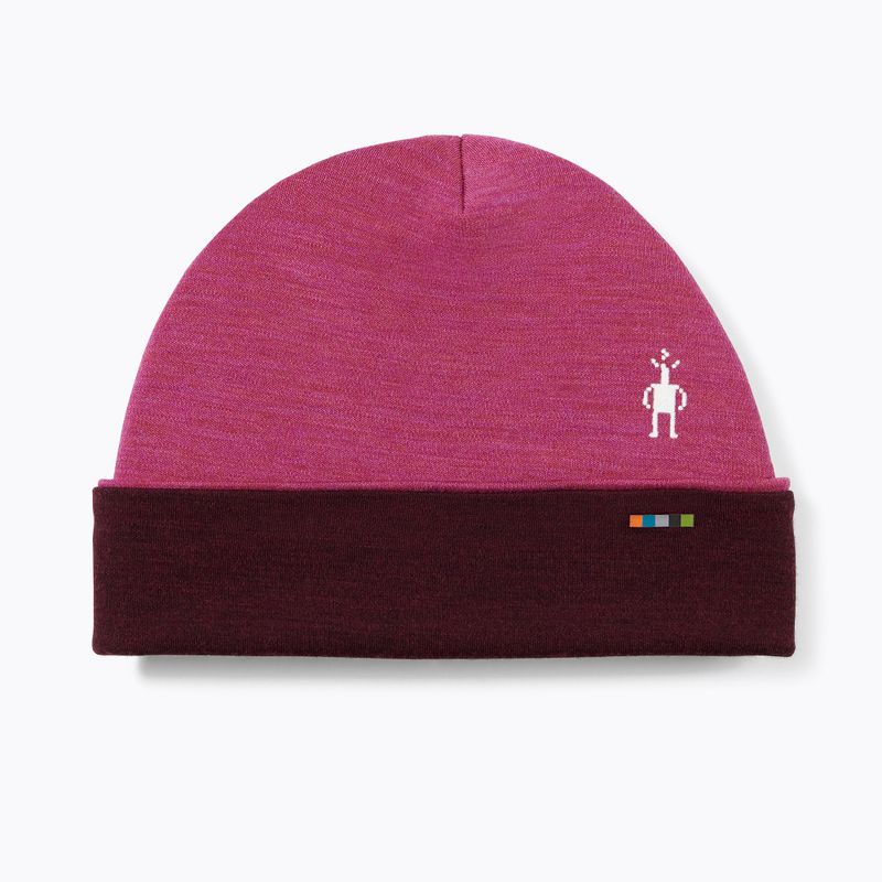 Smartwool Thermal Merino megfordítható mandzsettás téli sapka rózsaszín 0SW956-J61 4