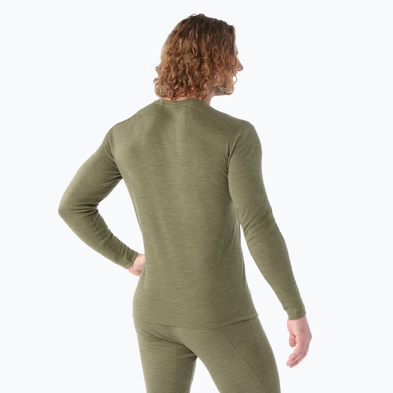 Férfi Smartwool Merino 250 Baselayer Crew dobozos téli moha heather termikus hosszú ujjú 2