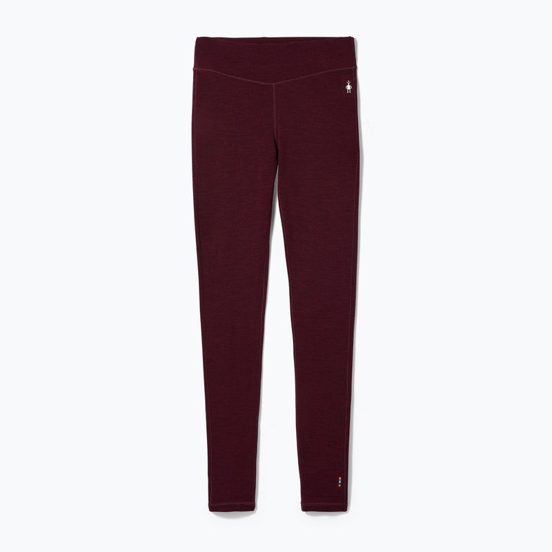 Női Smartwool Merino 250 alapréteg alsó dobozos thermónadrág bordó 18809 4