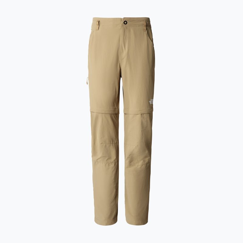 Női trekking nadrág The North Face Exploration Conv Reg Reg Straight bézs NF0A7Z97PLX1