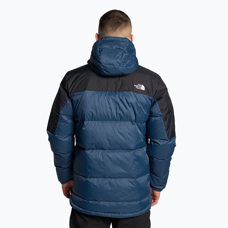 Férfi pehelykabát The North Face Diablo Down Hoodie árnyékos kék/fekete 2