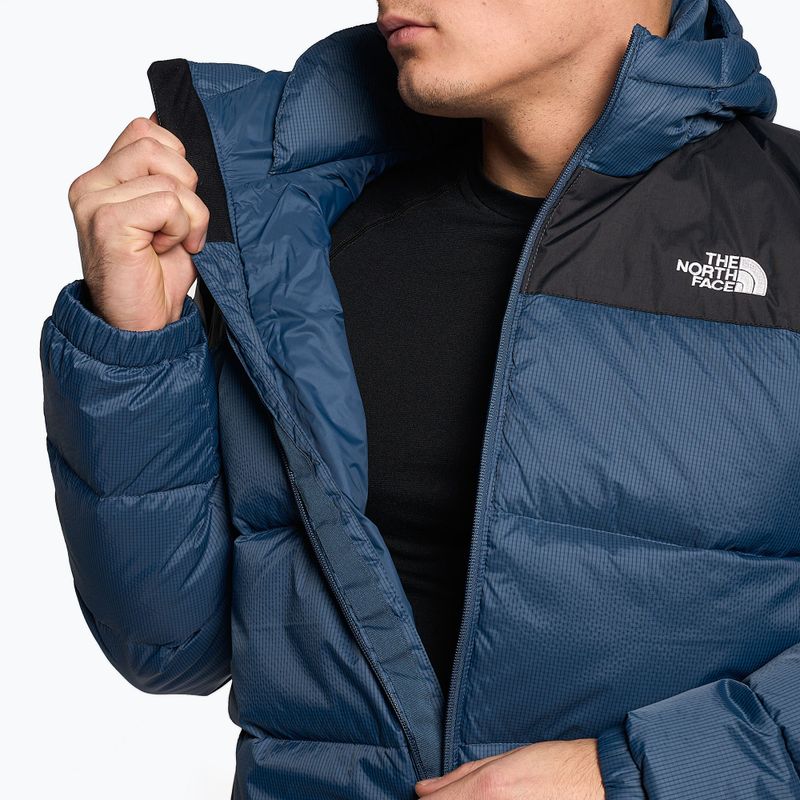 Férfi pehelykabát The North Face Diablo Down Hoodie árnyékos kék/fekete 3