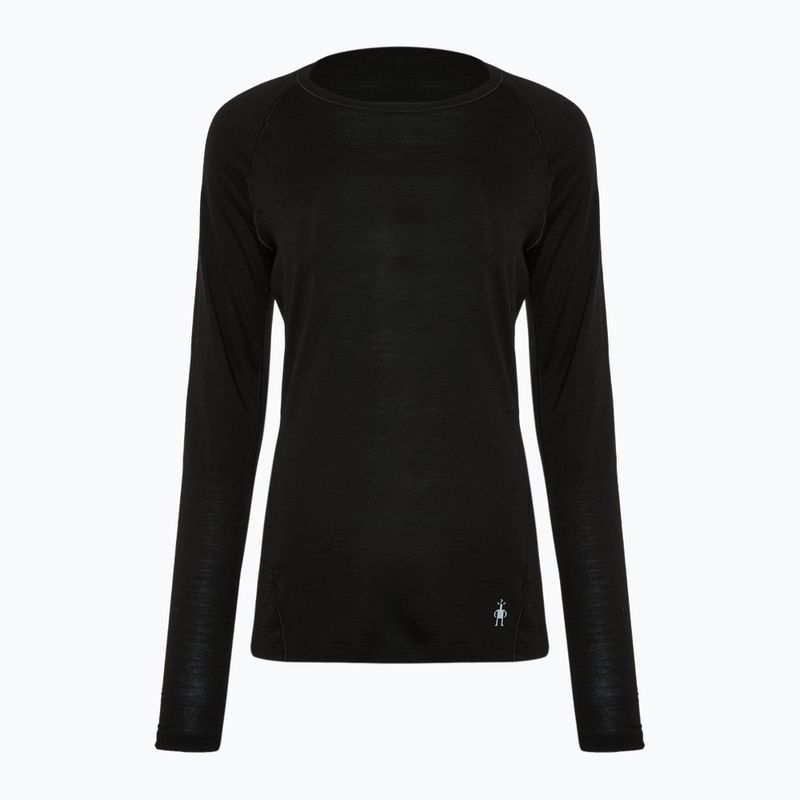 Női termoaktív pulóver Smartwool Classic All-Season Merino Base Layer Crew Boxed fekete
