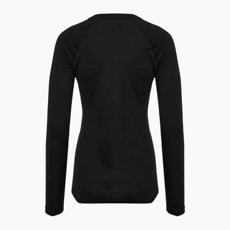 Női termoaktív pulóver Smartwool Classic All-Season Merino Base Layer Crew Boxed fekete 2
