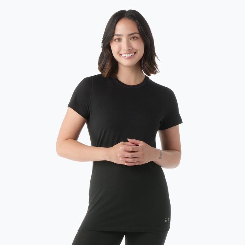 Női thermo póló Smartwool Merino black