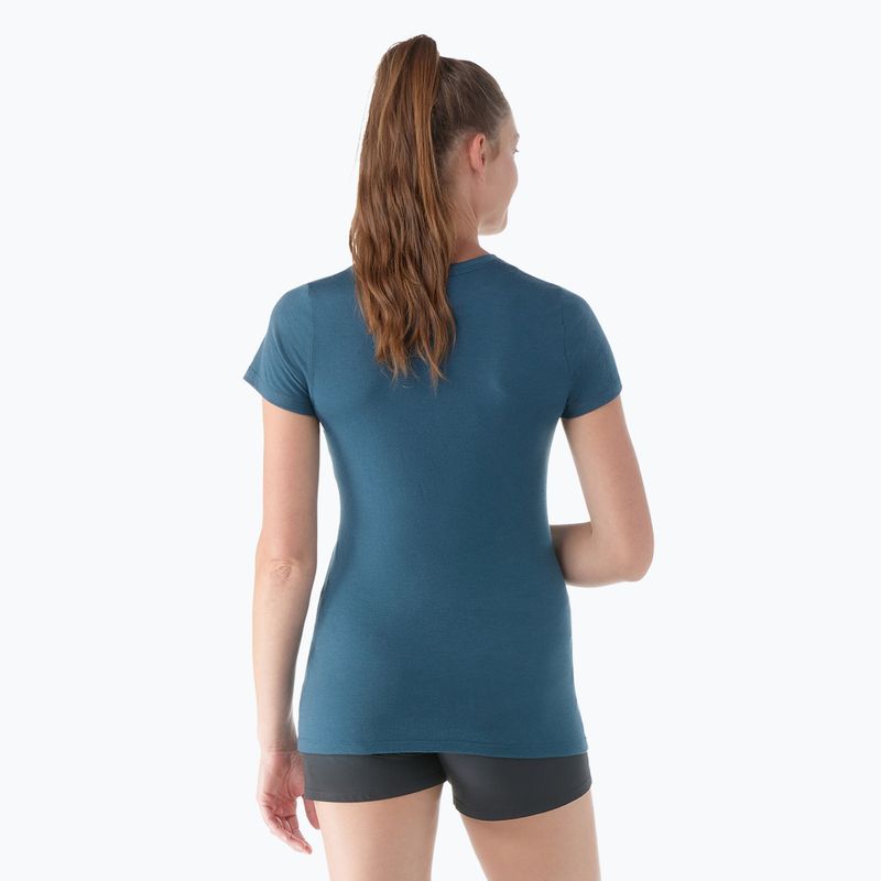 Női thermo póló Smartwool Merino twilight blue 2