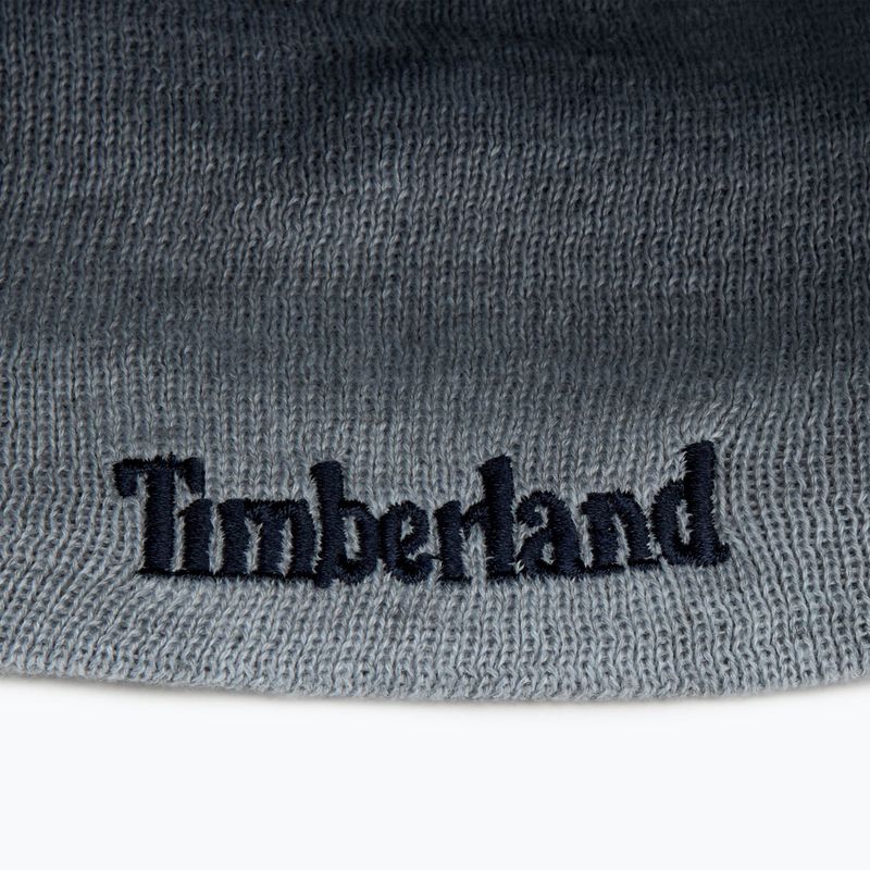 Férfi téli sapka Timberland Reversible Logo Beanie peacoat 4