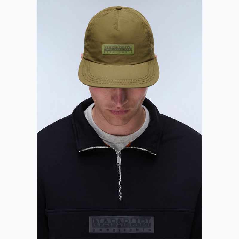 Férfi sildes sapka Napapijri F-Box Logo dark olive 5