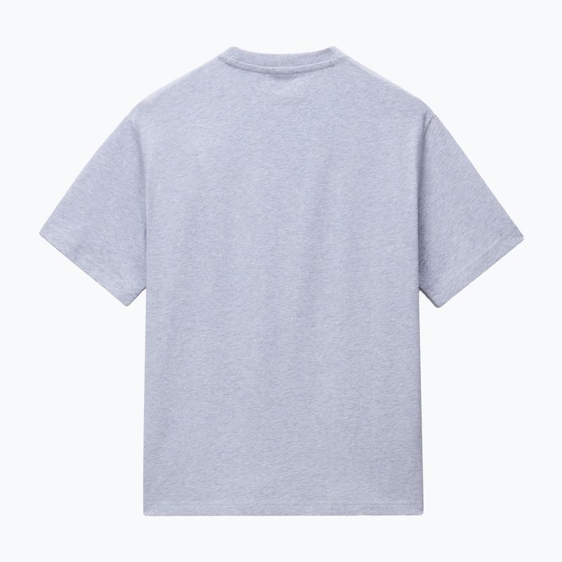 Férfi póló Napapijri S-Box Logo light grey melange 5