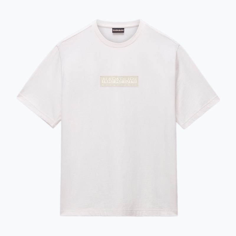 Férfi póló Napapijri S-Box Logo white whisper