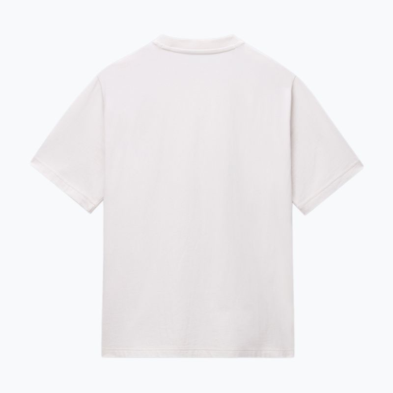 Férfi póló Napapijri S-Box Logo white whisper 2