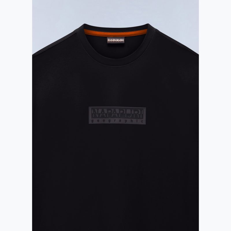 Férfi póló Napapijri S-Box Logo black beauty 6