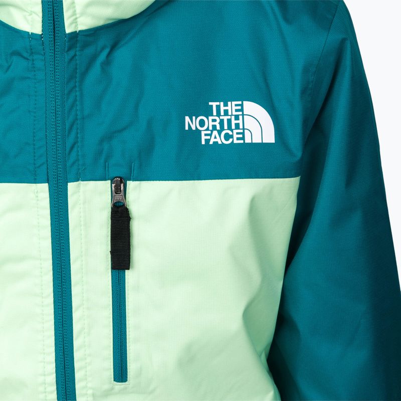 The North Face Teen Snowquest Plus szigetelt türkiz gyermek sí kabát NF0A7X3O 3