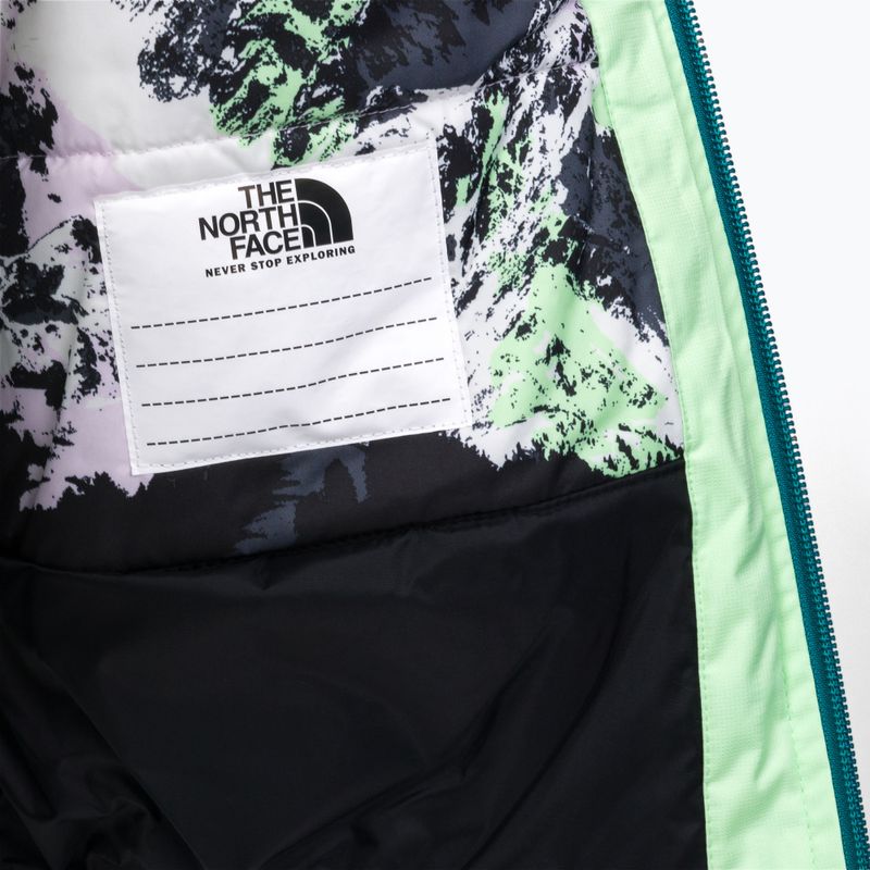 The North Face Teen Snowquest Plus szigetelt türkiz gyermek sí kabát NF0A7X3O 7