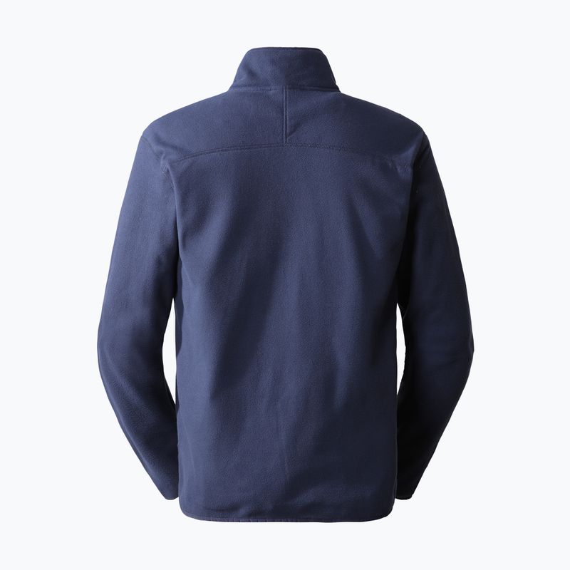 Férfi fleece pulóver The North Face 100 Glacier 1/4 Zip tengerészkék NF0A5IHP8K21 2