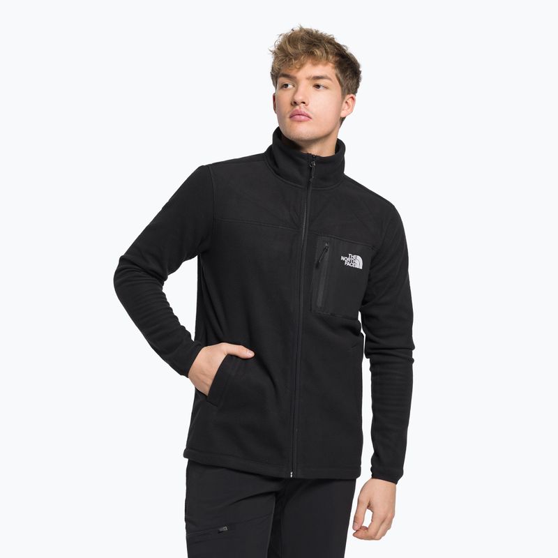 Férfi gyapjú pulóver The North Face Homesafe FZ Fleece fekete NF0A55HLJK31
