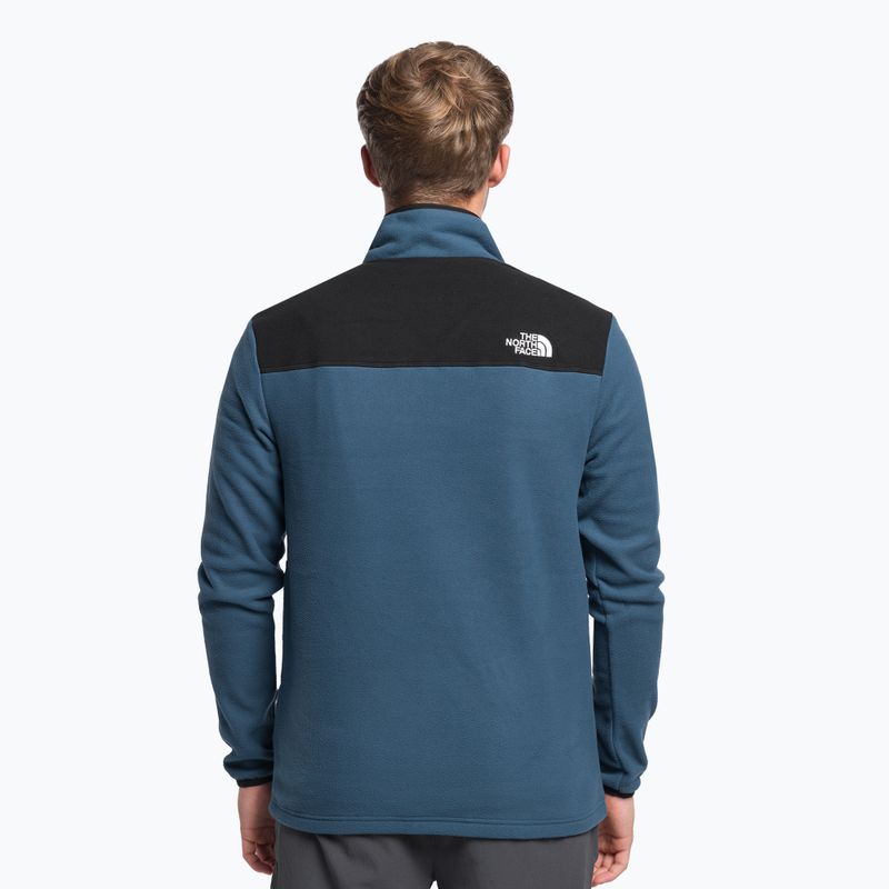 Férfi fleece pulóver The North Face Homesafe Snap Neck Fleece pulóver kék NF0A55HMMPF1 4