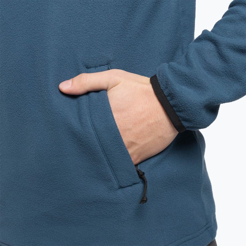 Férfi fleece pulóver The North Face Homesafe Snap Neck Fleece pulóver kék NF0A55HMMPF1 9