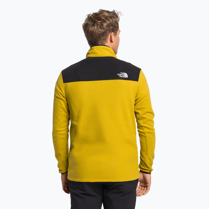 Férfi fleece pulóver The North Face Homesafe Snap Neck Fleece pulóver sárga NF0A55HM76S1 4