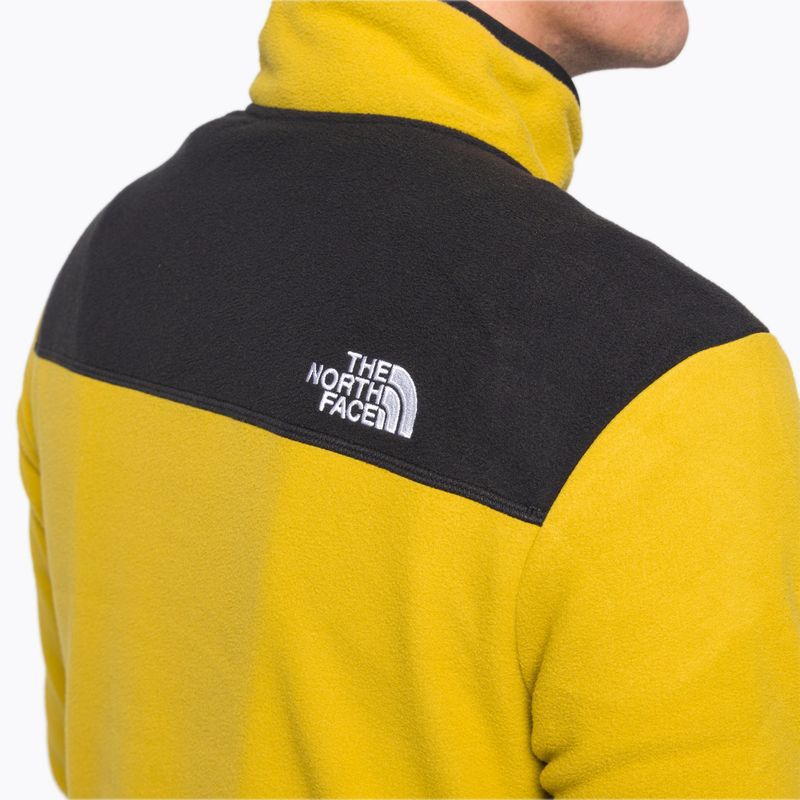 Férfi fleece pulóver The North Face Homesafe Snap Neck Fleece pulóver sárga NF0A55HM76S1 5