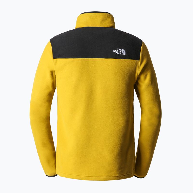 Férfi fleece pulóver The North Face Homesafe Snap Neck Fleece pulóver sárga NF0A55HM76S1 9