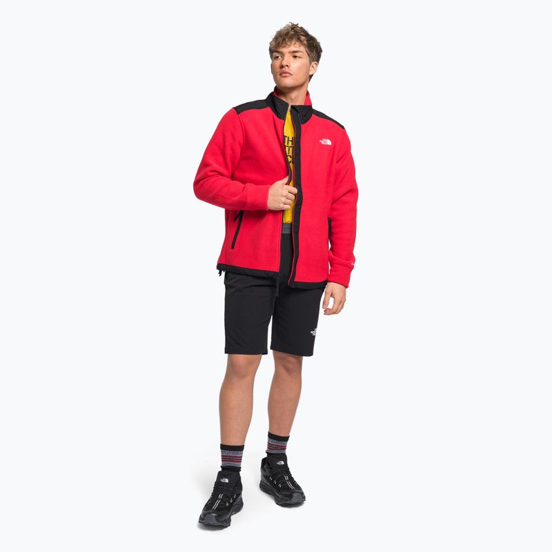 Férfi The North Face Alpine Polartec 200 FZ pulóver piros NF0A7WWLKZ31 2