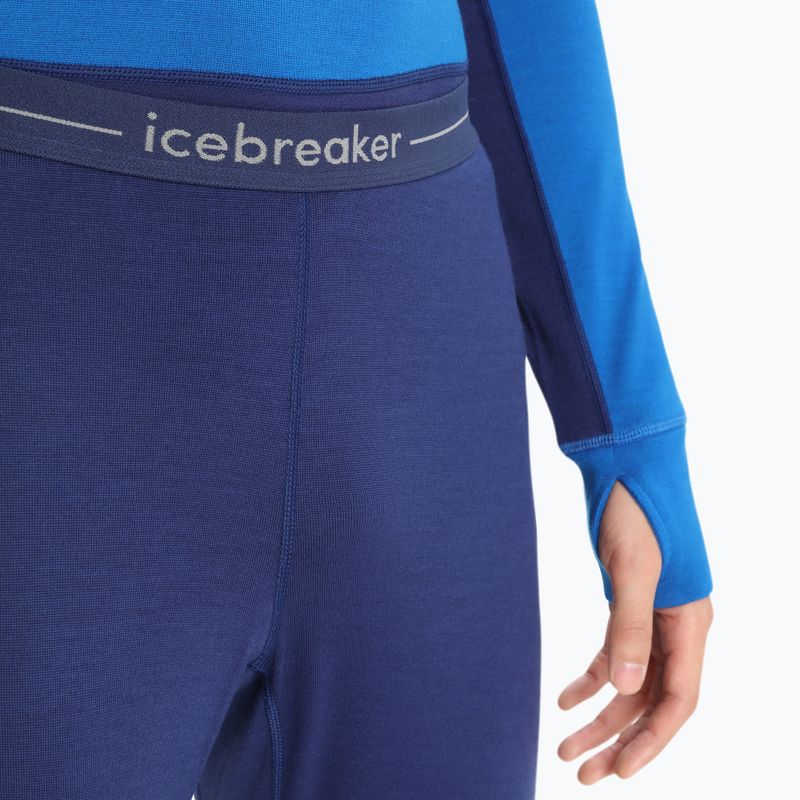 Férfi Icebreaker ZoneKnit 260 400 thermónadrág tengerészkék IB0A56HG5971 4