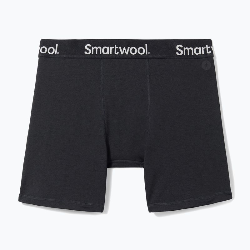 Férfi Smartwool Brief Boxed termikus boxeralsó fekete 4