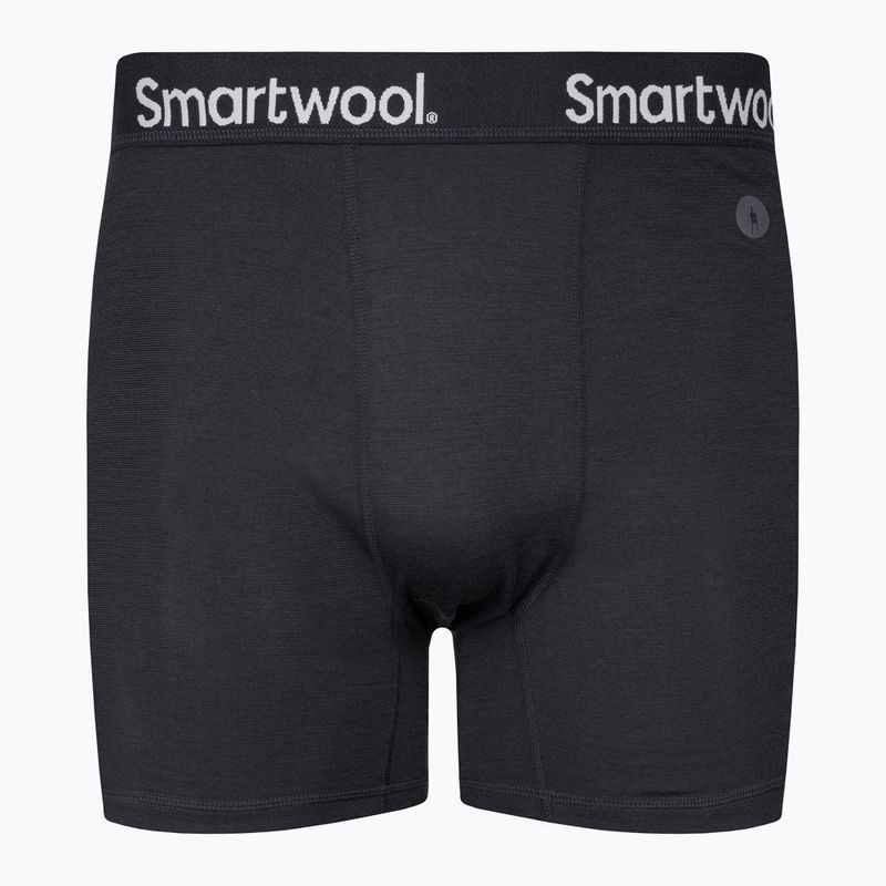 Férfi Smartwool Brief Boxed termikus boxeralsó fekete