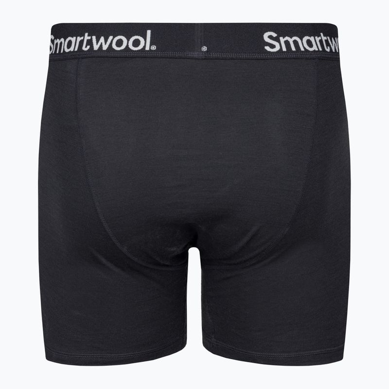 Férfi Smartwool Brief Boxed termikus boxeralsó fekete 2