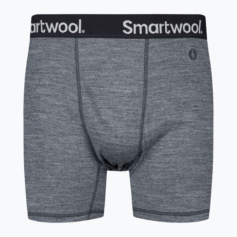 Férfi Smartwool Brief Boxed termikus boxeralsó közepes szürke szürke heather